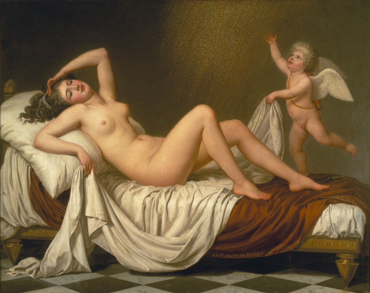 Danaë och guldregnet by Adolf Ulrik Wertmüller