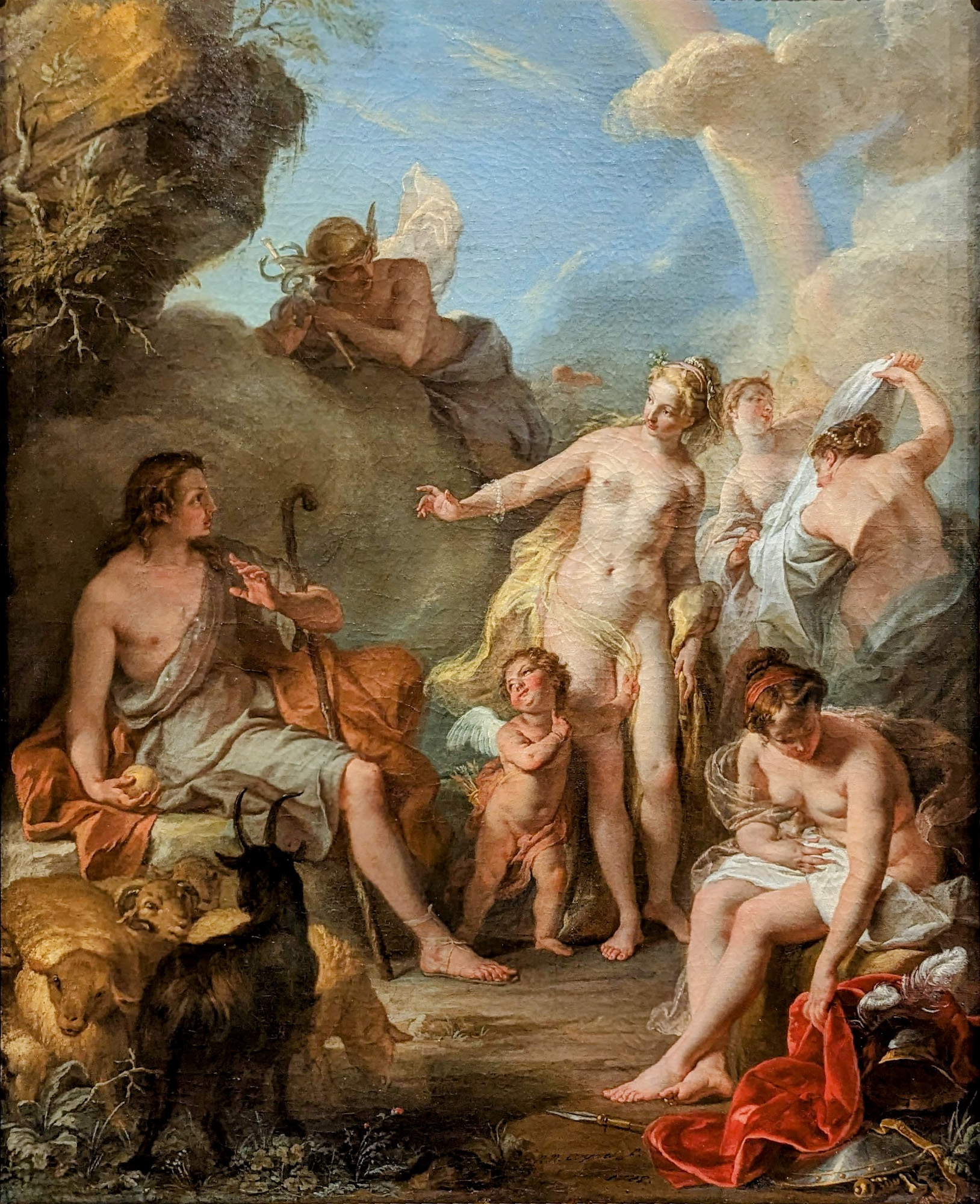 The Judgement of Paris by Noël-Nicolas Coypel