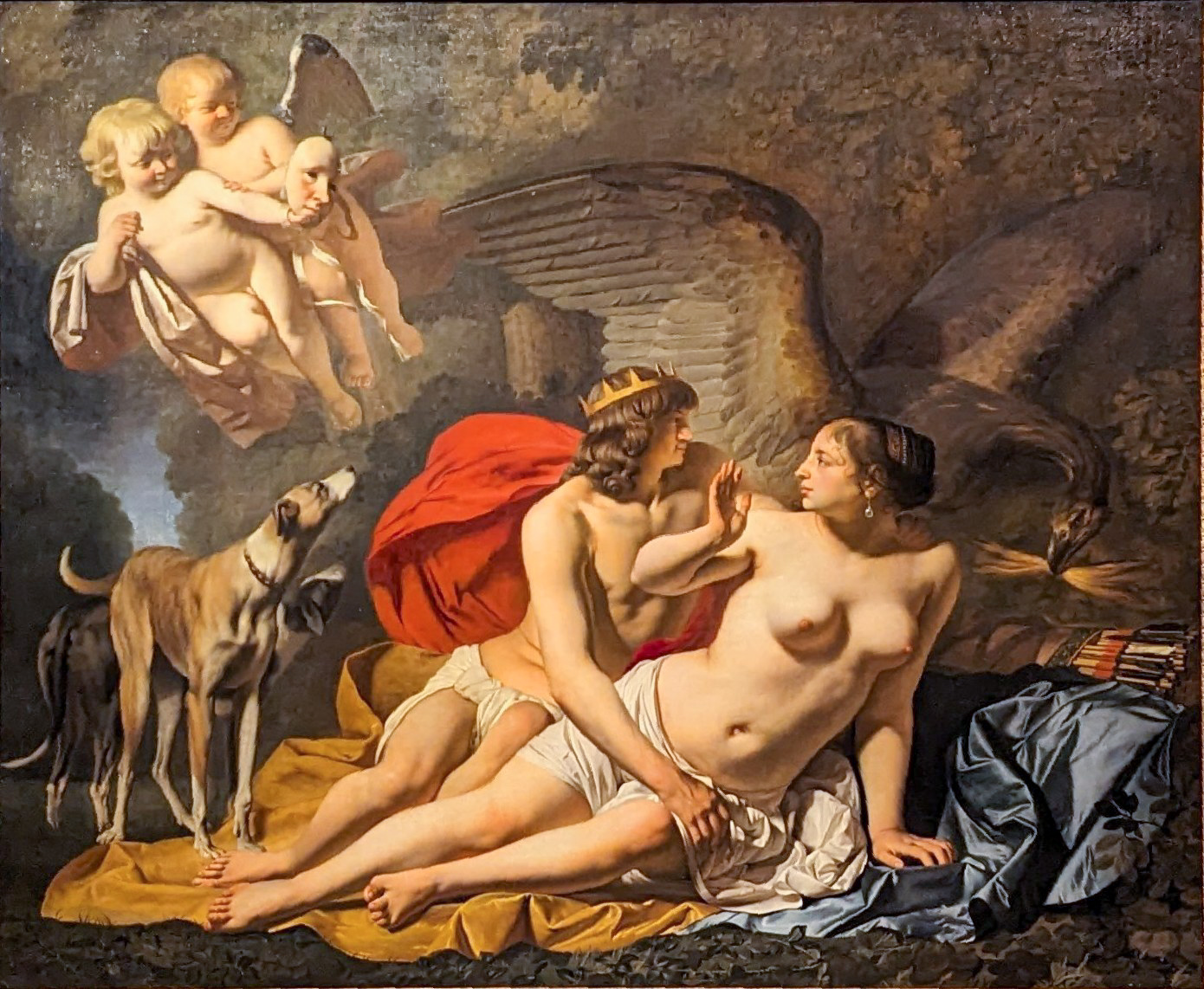 Jupiter and Callisto by Caesar van Everdingen