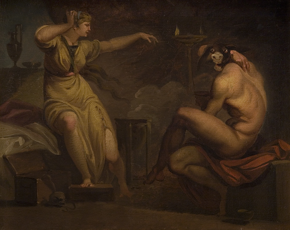 Fotis sees her Lover Lucius Transformed into an Ass by Nicolai Abildgaard