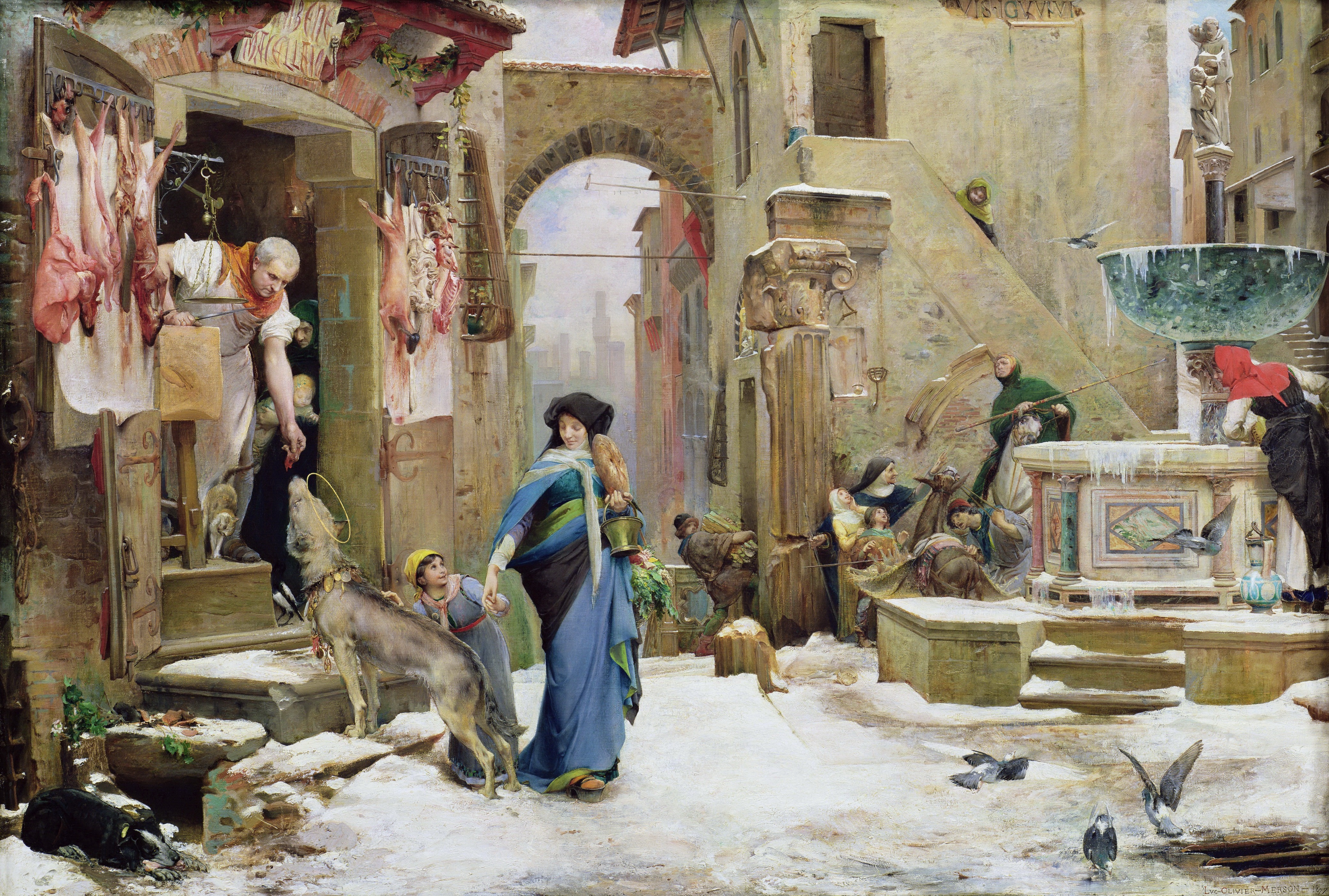 Le Loup d'Aggubio, Luc-Olivier Merson