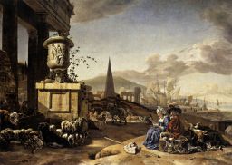 An Italian Seaport by Jan Weenix