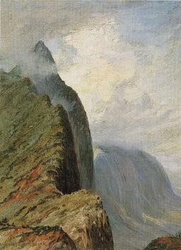 Pali Cliffs by David Howard Hitchcock