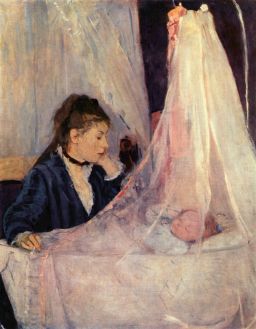 The Cradle by Berthe Morisot