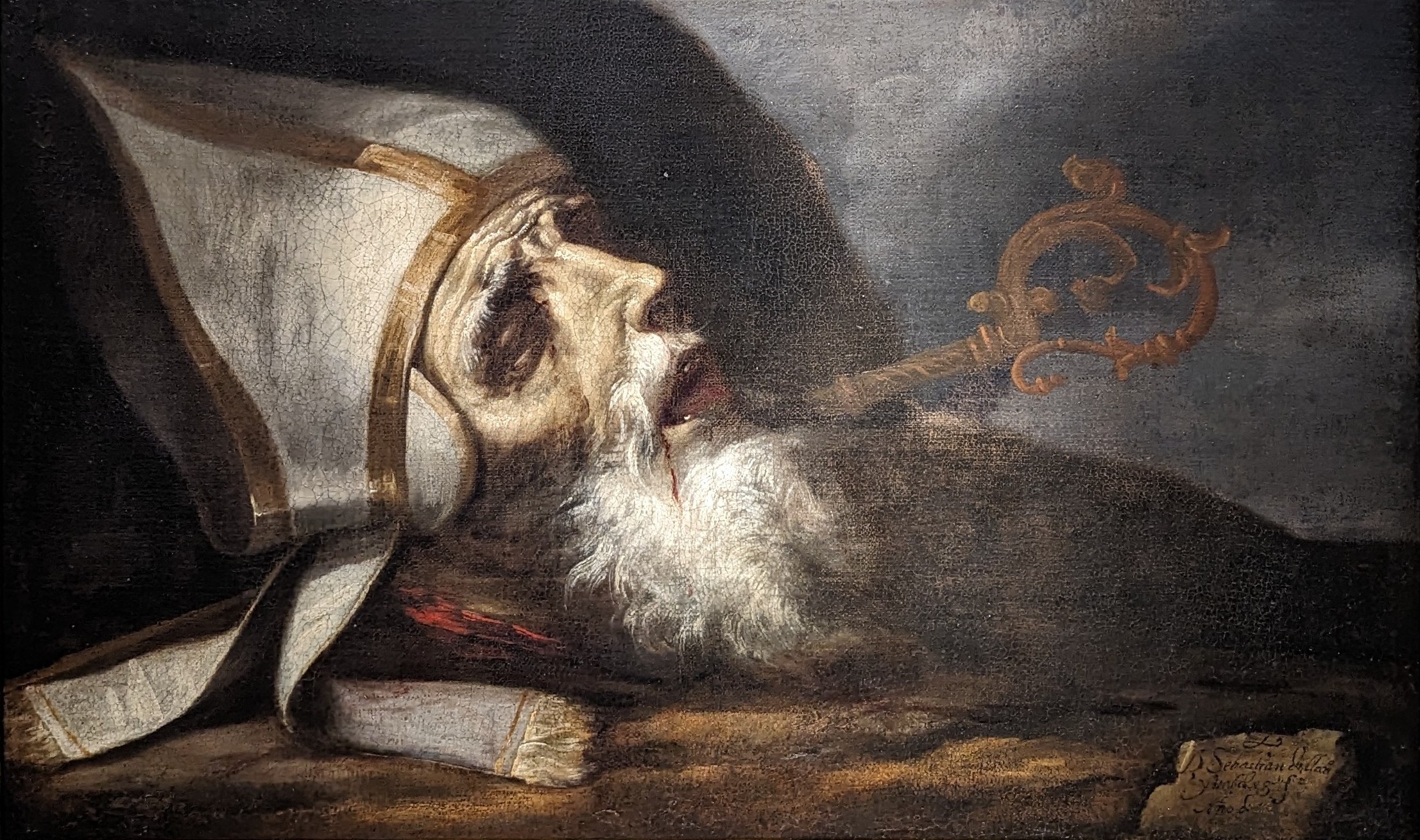 Martyred Bishop by Sebastián de Llanos y Valdés