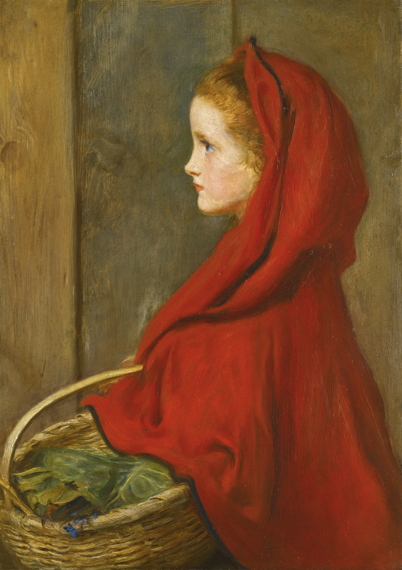 Red Riding Hood by John Everett Millais