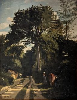 Forest Path, Ville d'Avray by Camille Corot