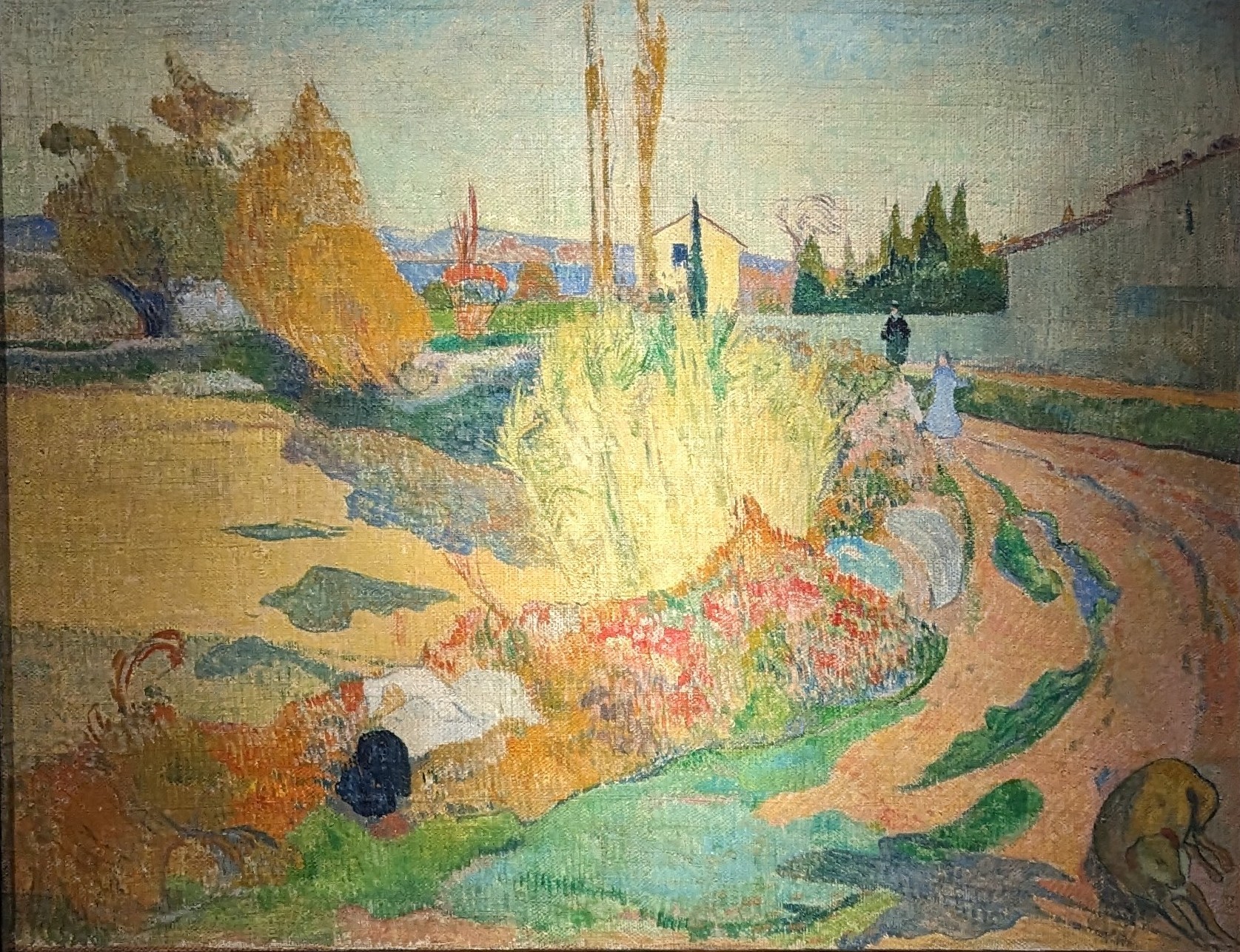 Landscape Near Arles by Paul Gauguin