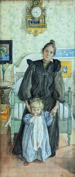 Karin och Kersti by Carl Larsson