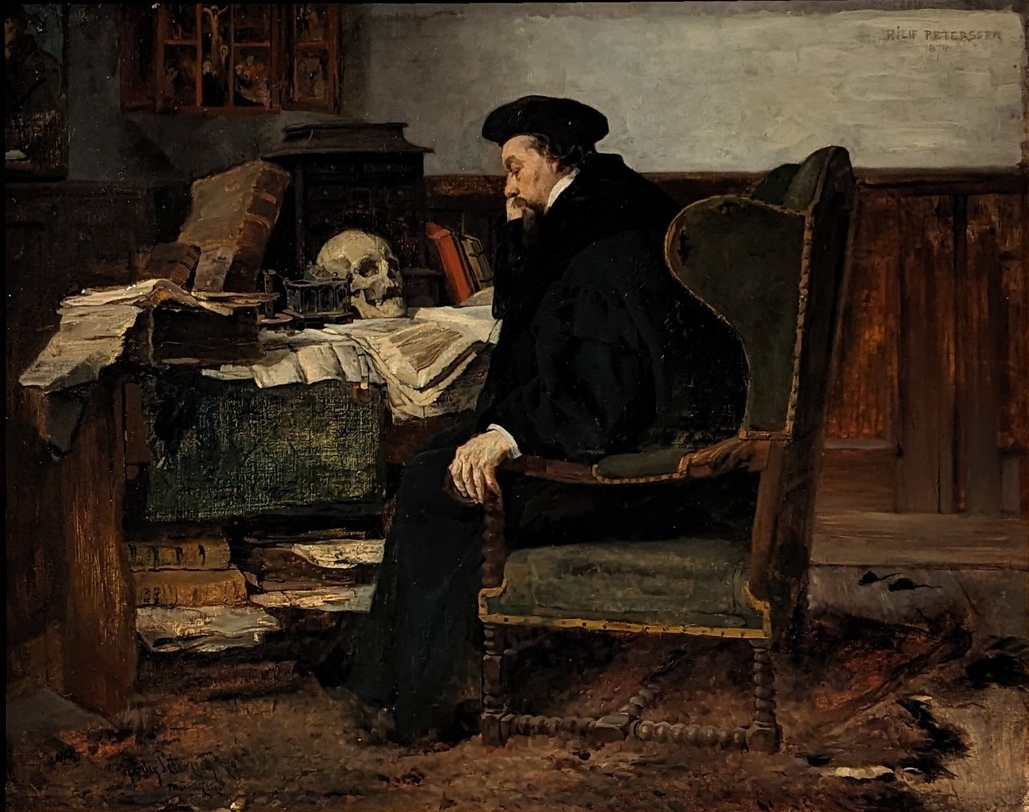 Fördjupad i studier by Eilif Peterssen