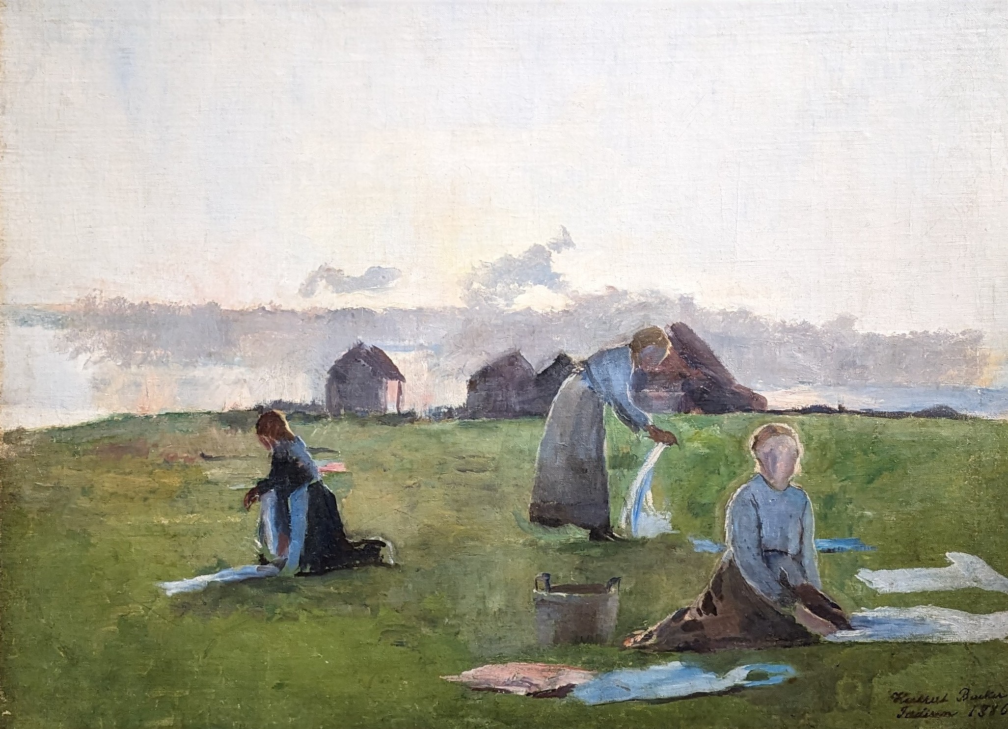 Klær til tørk by Harriet Backer