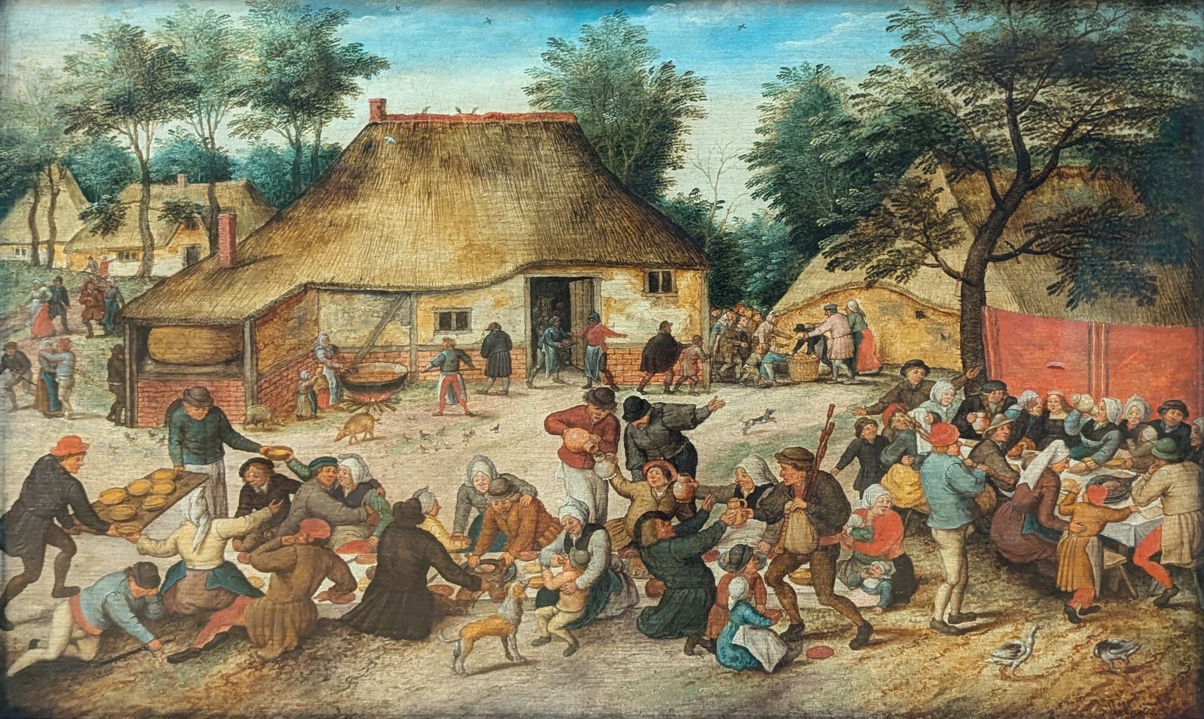 The Peasant Wedding by Pieter Bruegel the Younger