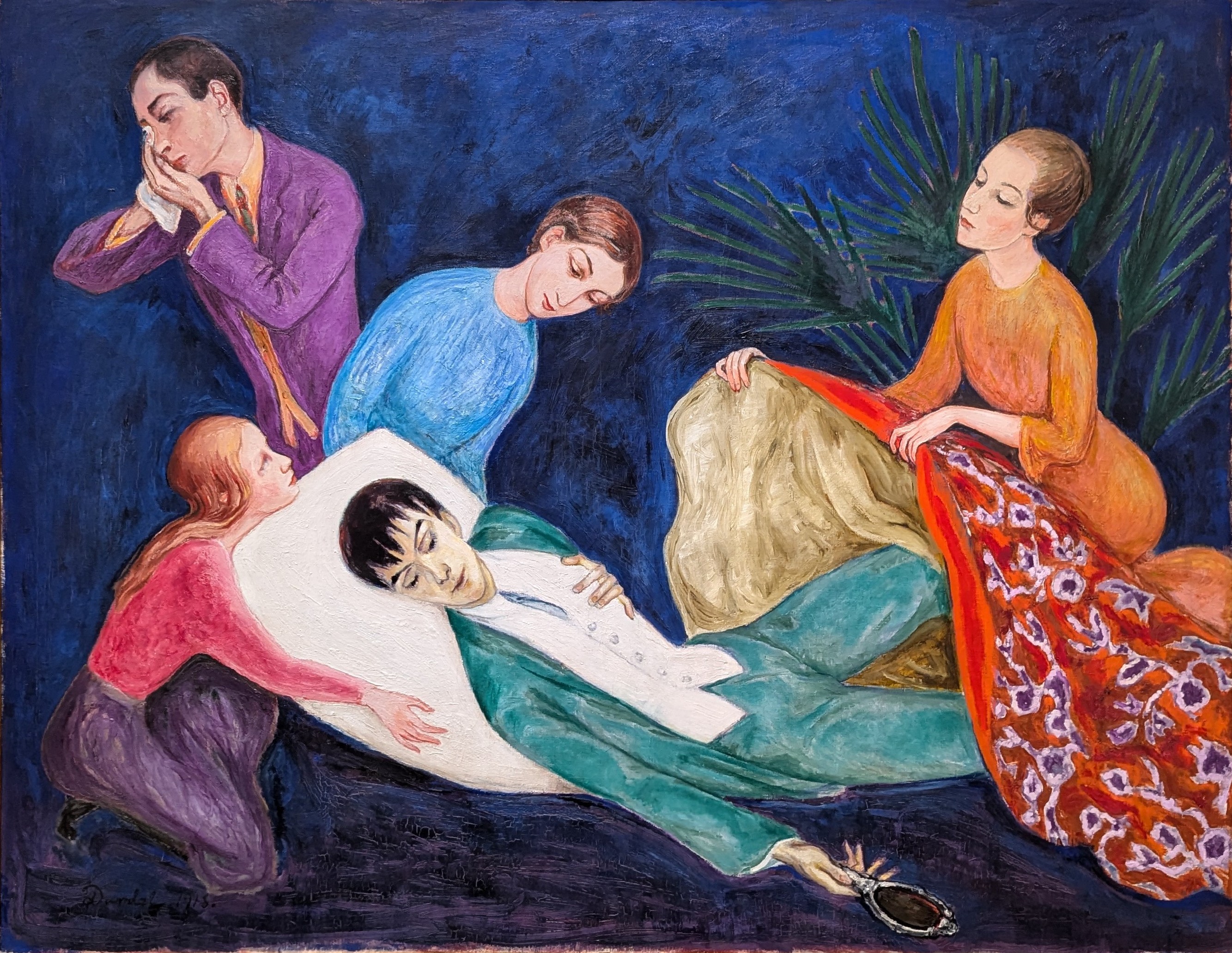 Den Döende Dandyn by Nils Dardel