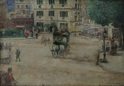 Plac Pigalle w Paryżu by Józef Mehoffer