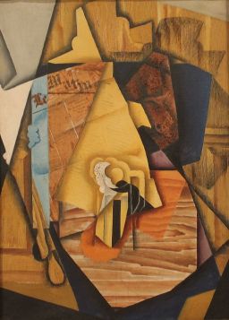 Hombre en el café by Juan Gris