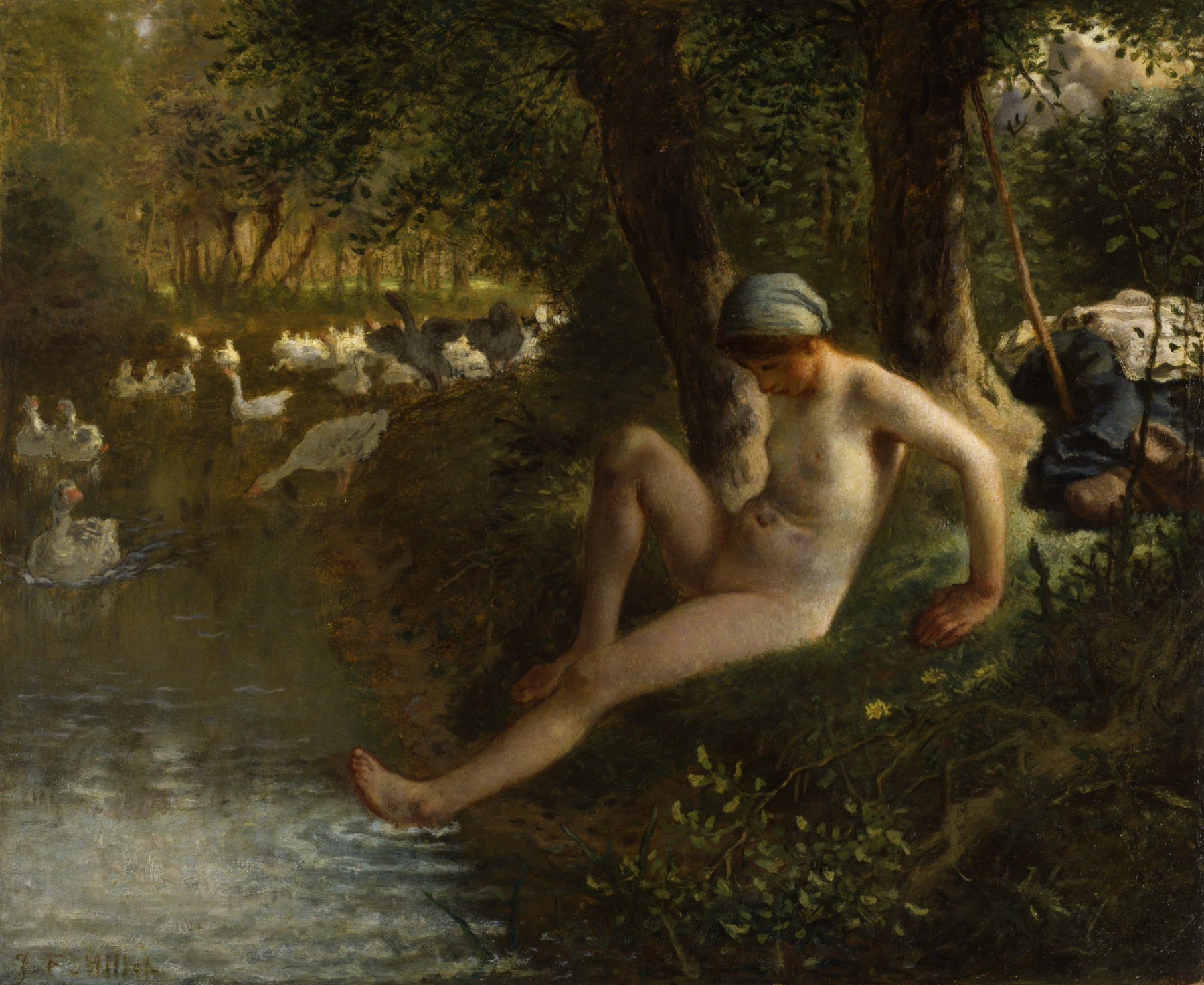 The Goose Girl, Jean-François Millet