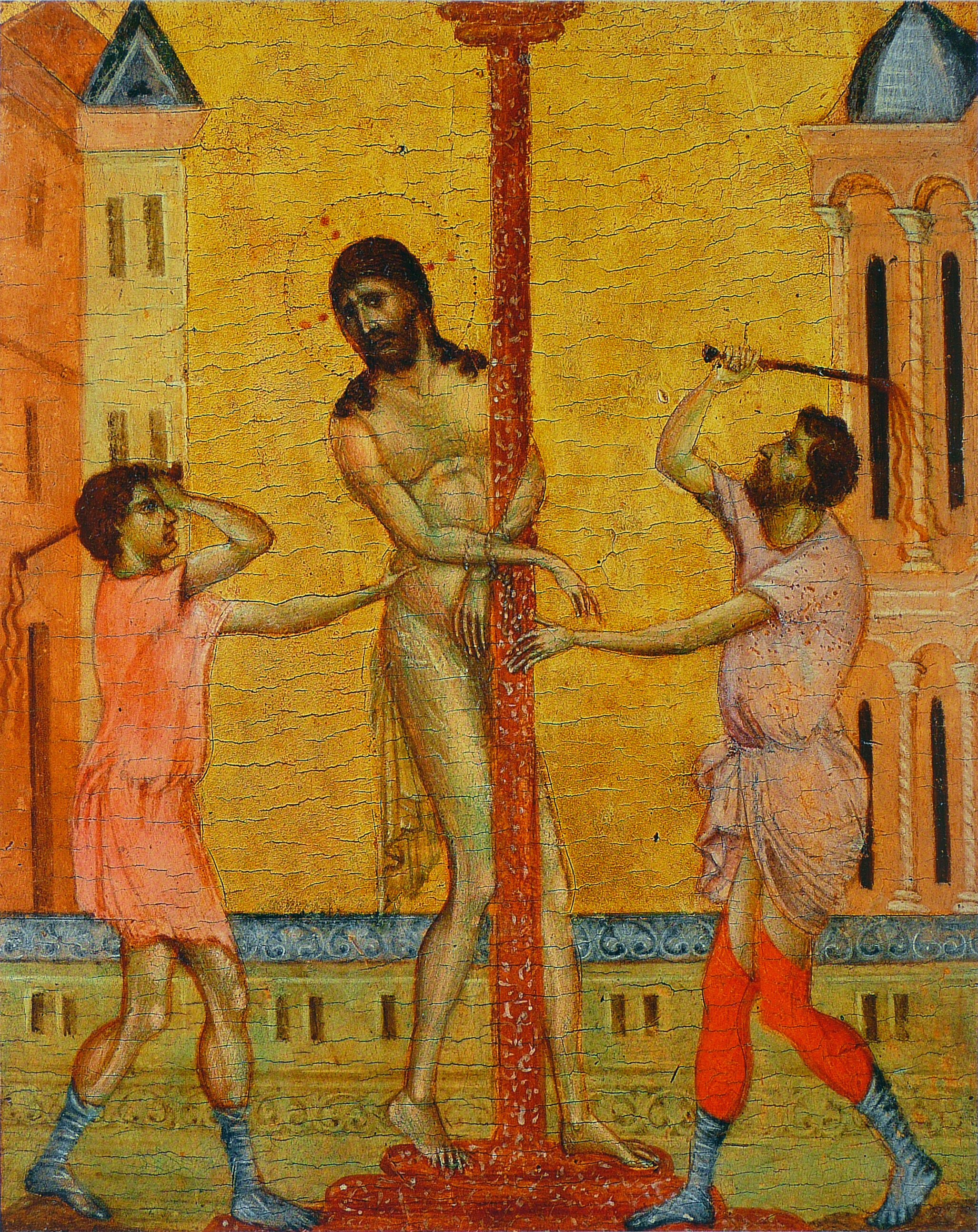 The Flagellation of Christ by Cimabue