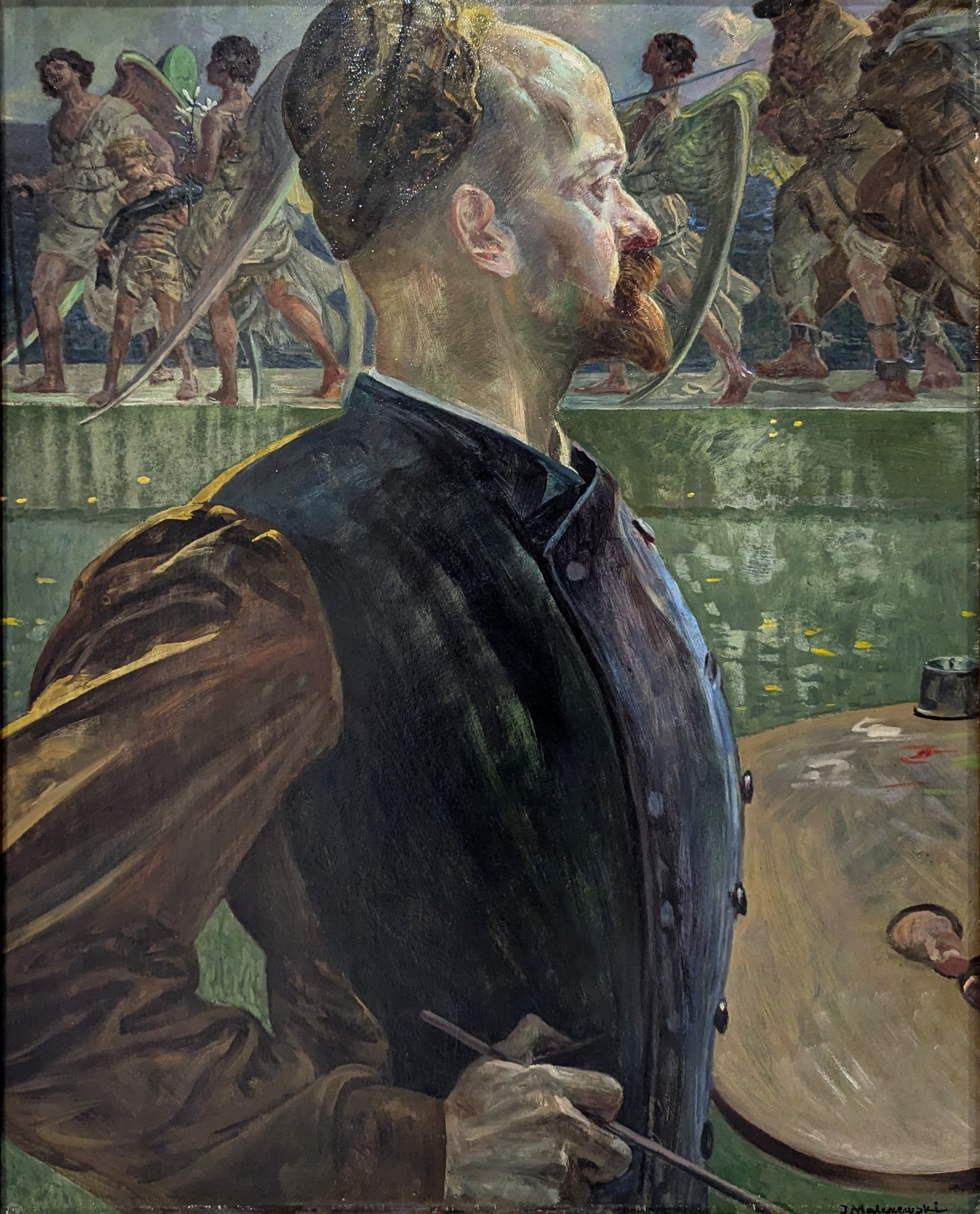 Grosz czynszowy - Triptyk (I) by Jacek Malczewski