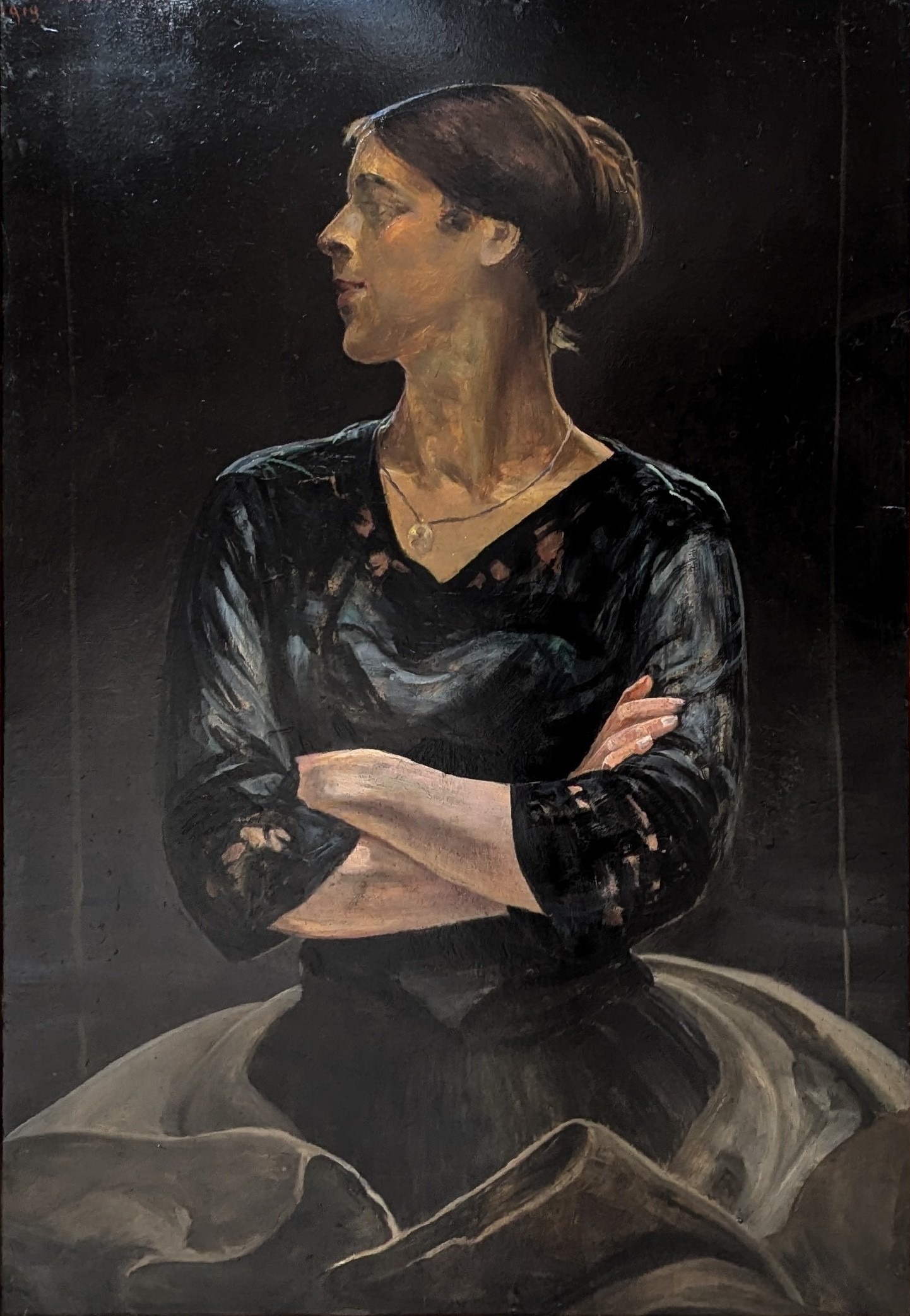 Portret Kobiety  by Jacek Malczewski