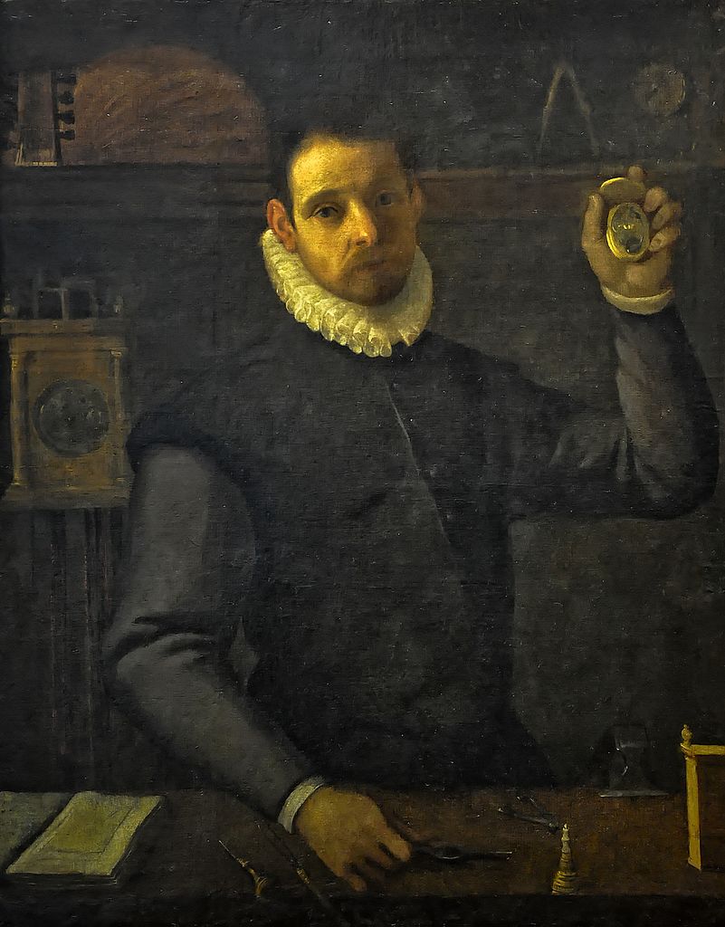 Self-portrait as a Watchmaker, Agostino Carracci