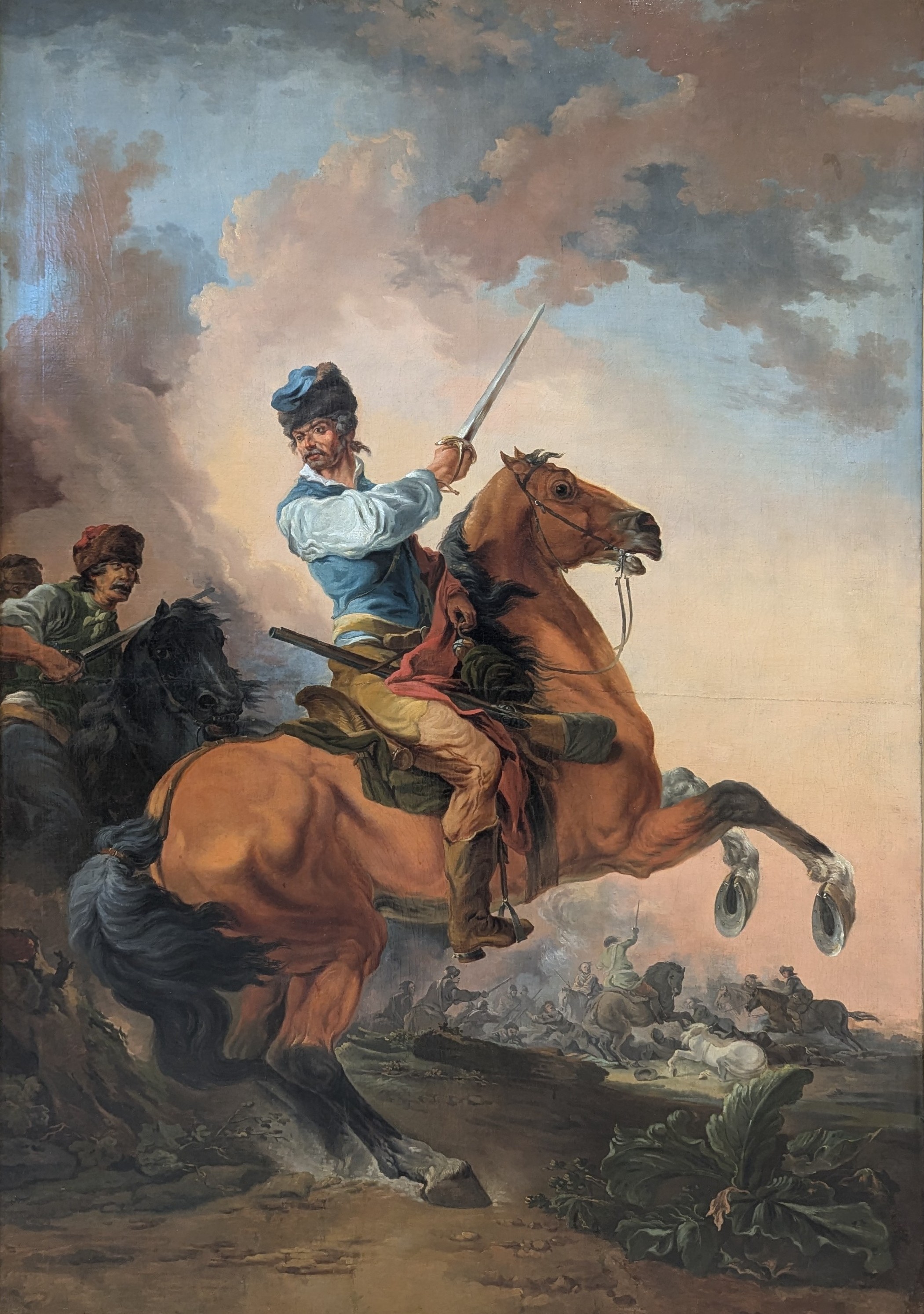 Kozak na Koniu by Aleksander Orłowski