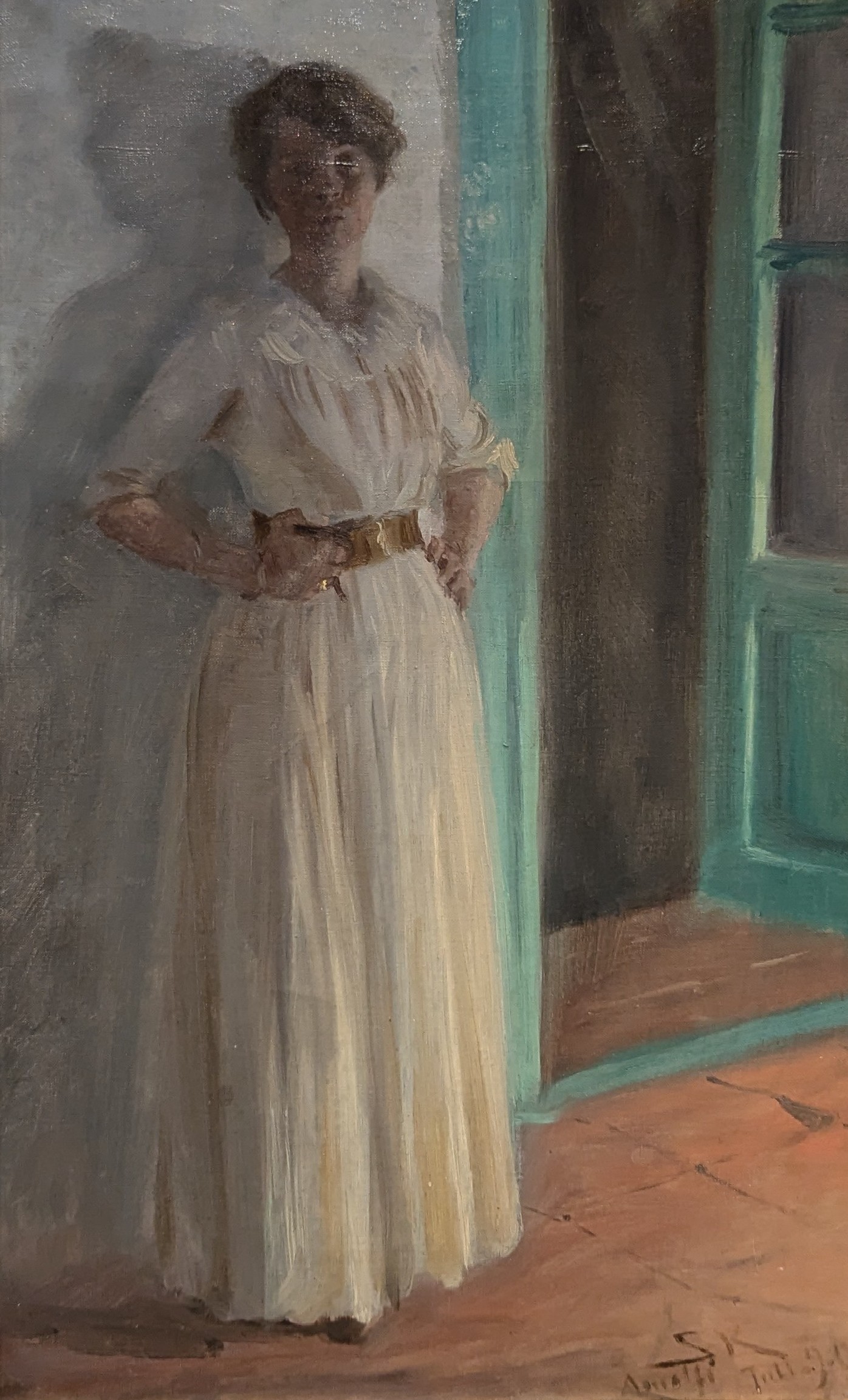 Marie Krøyer, Juli 1890 by Peder Severin Krøyer