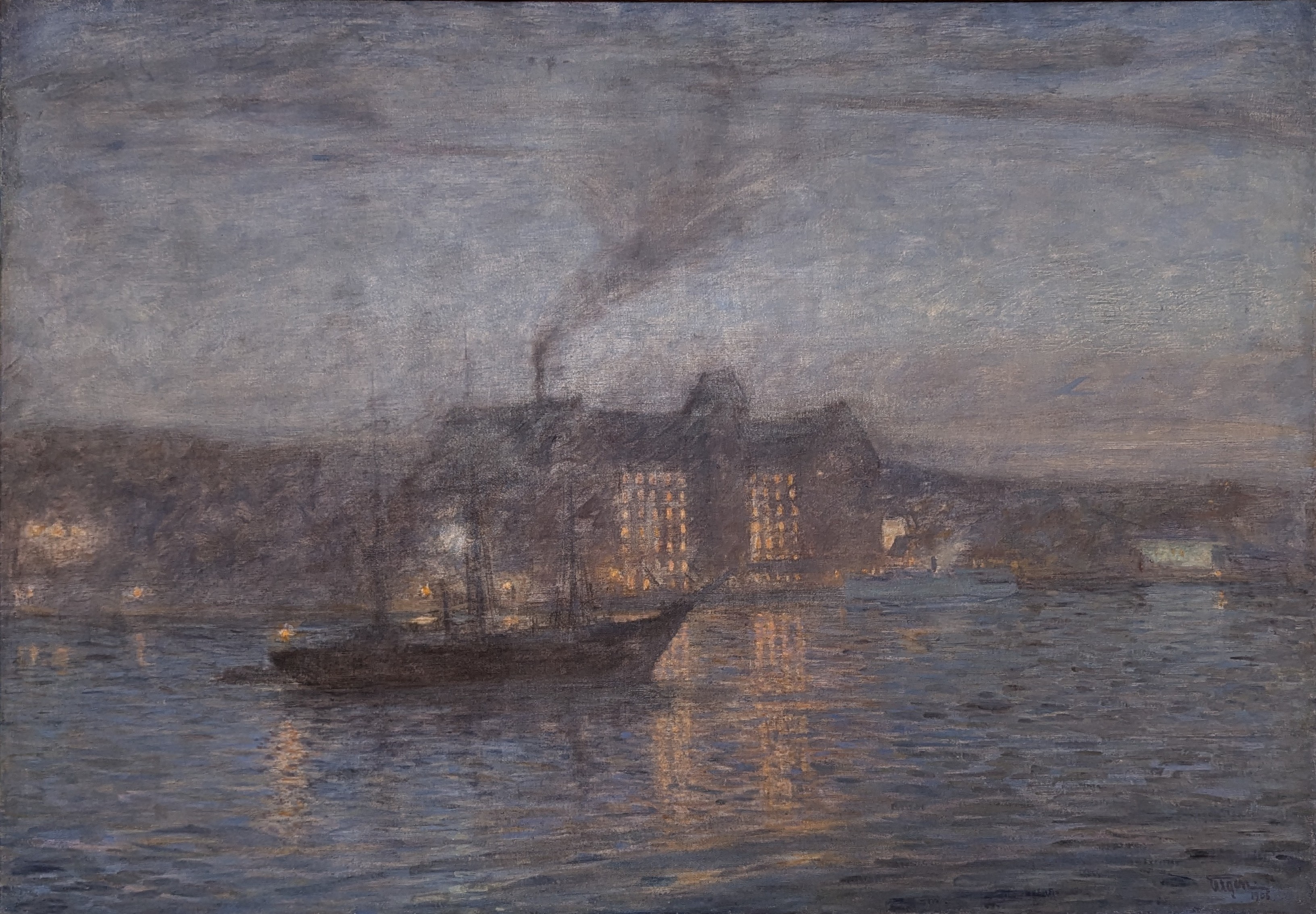 Saltsjökvarn, Höstkväll by Prince Eugen Napoleon Nikolaus