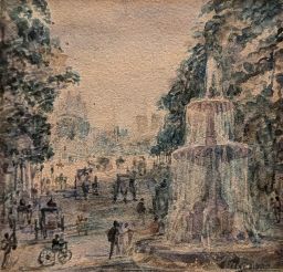 View from the Tuileries Garden by Camille Pissarro