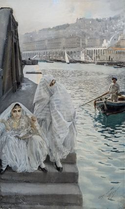 Från Algiers Hamn by Anders Zorn