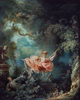 Les hasards heureux de l'escarpolette by Jean-Honoré Fragonard