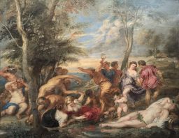 The Bacchanal of the Andrians by Peter Paul Rubens