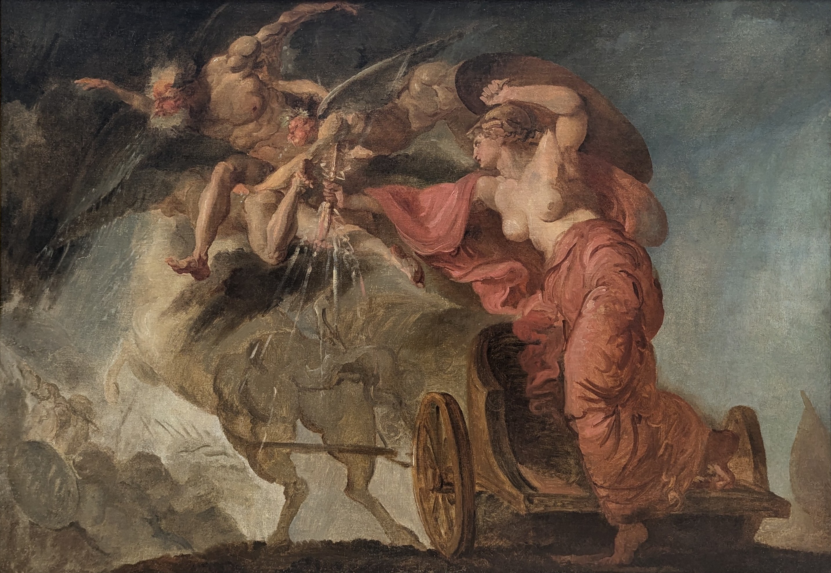 Allegori över kriget by Louis Masreliez