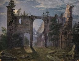 Ruine des Klosters Paulinzella by Carl Gustav Carus