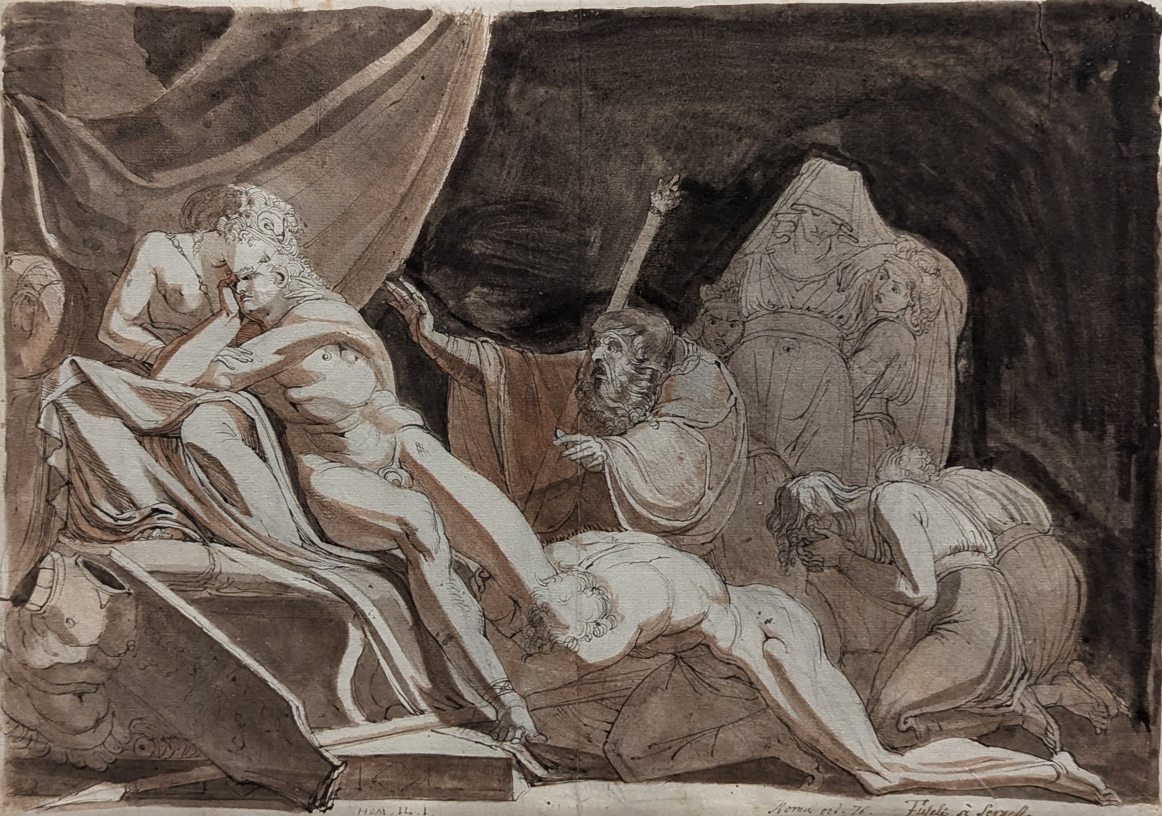 The Aetolians Implore Meleager to Defend Calydon by Henry Fuseli