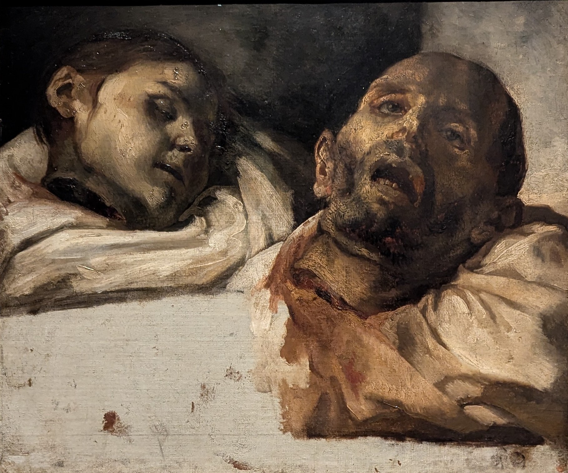 Les têtes coupées by Théodore Géricault