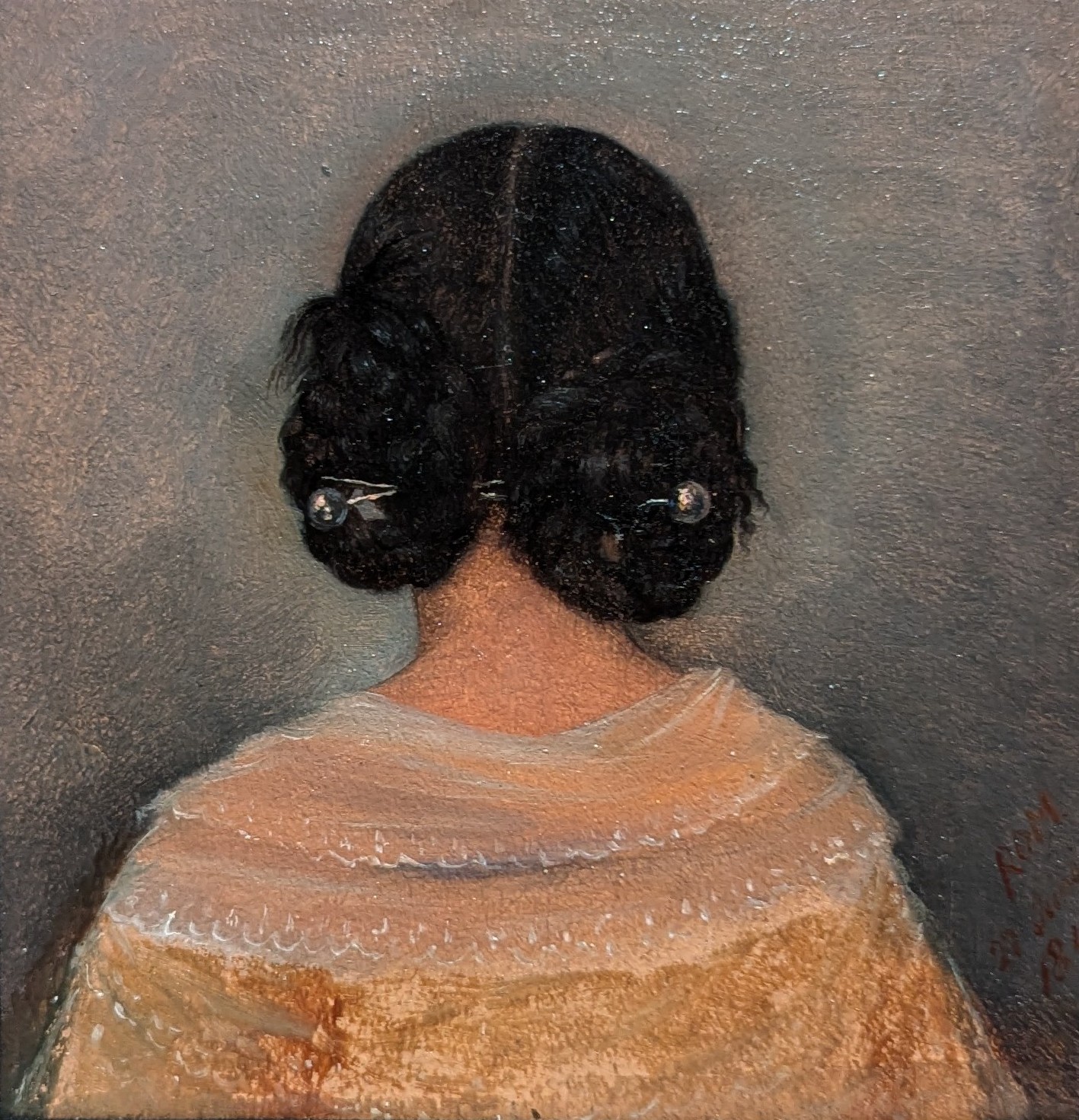 Study of a Woman from Behind by Albert Küchler