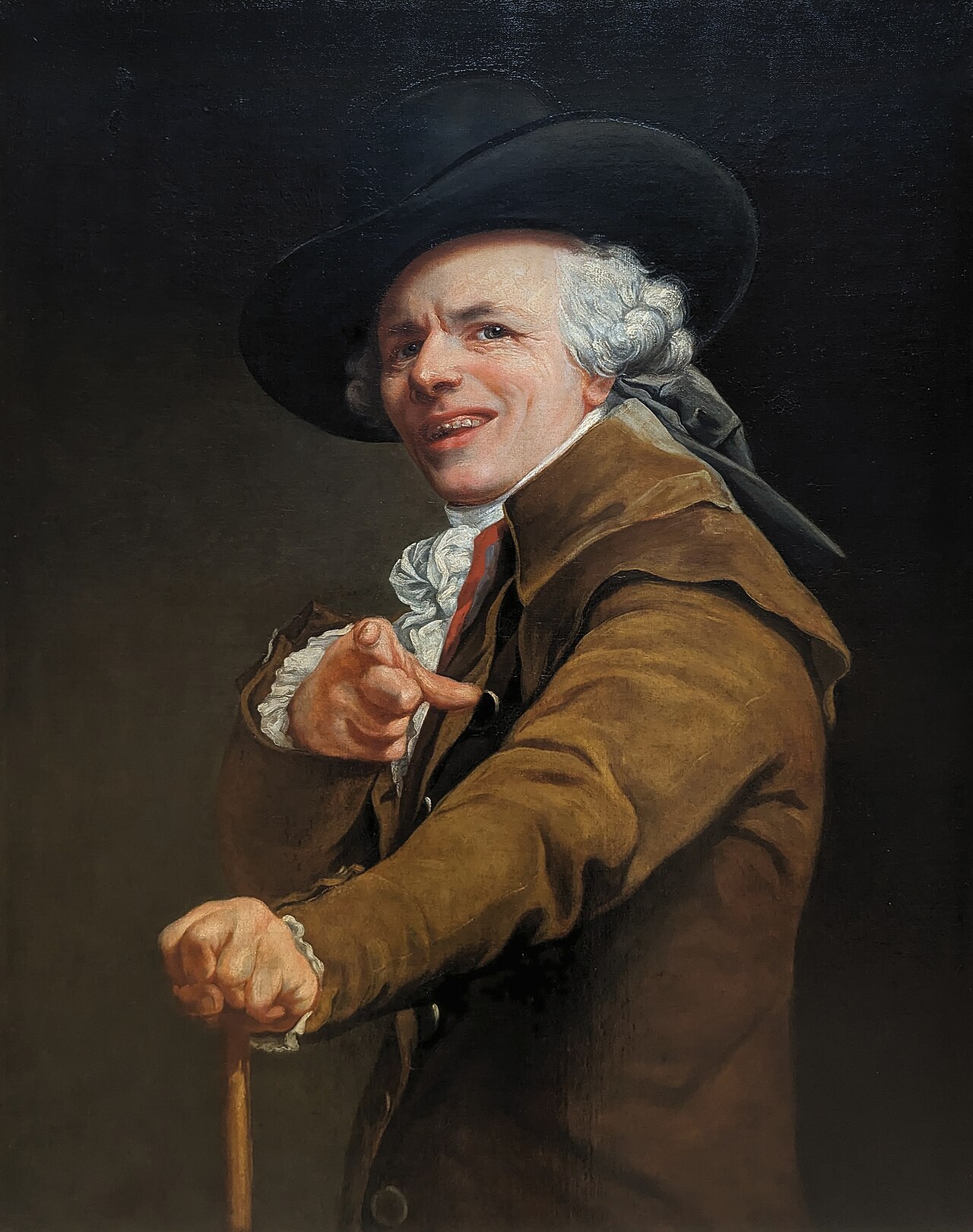 Joseph Ducreux's self-portrait from the 18th century has found new life through internet memes
