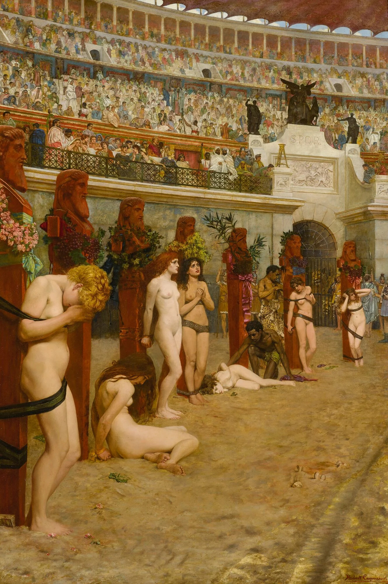 Faithful unto Death: 'Christianae ad Leones!', Herbert Gustave Schmalz