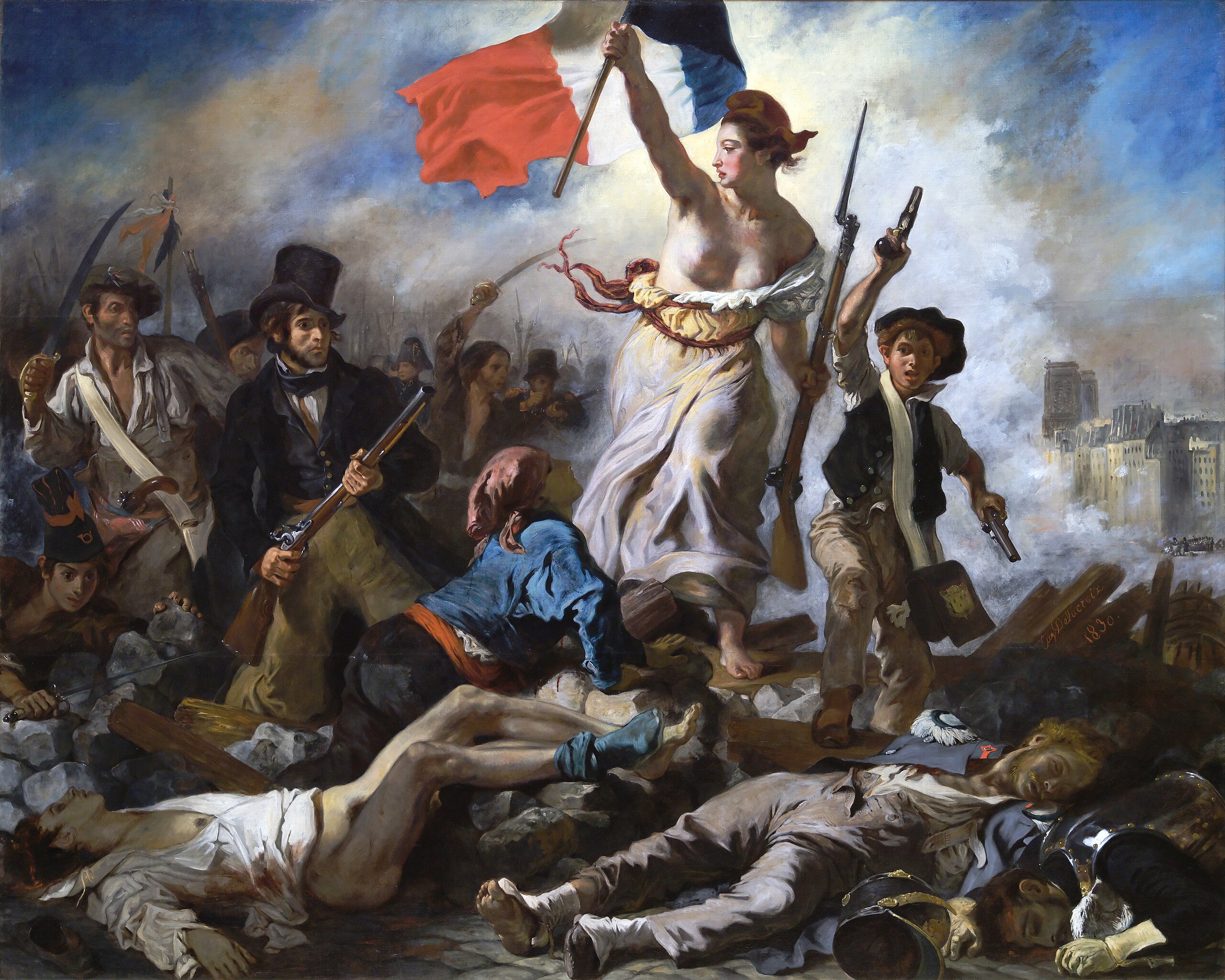 Liberty Leading the People by Eugène Delacroix