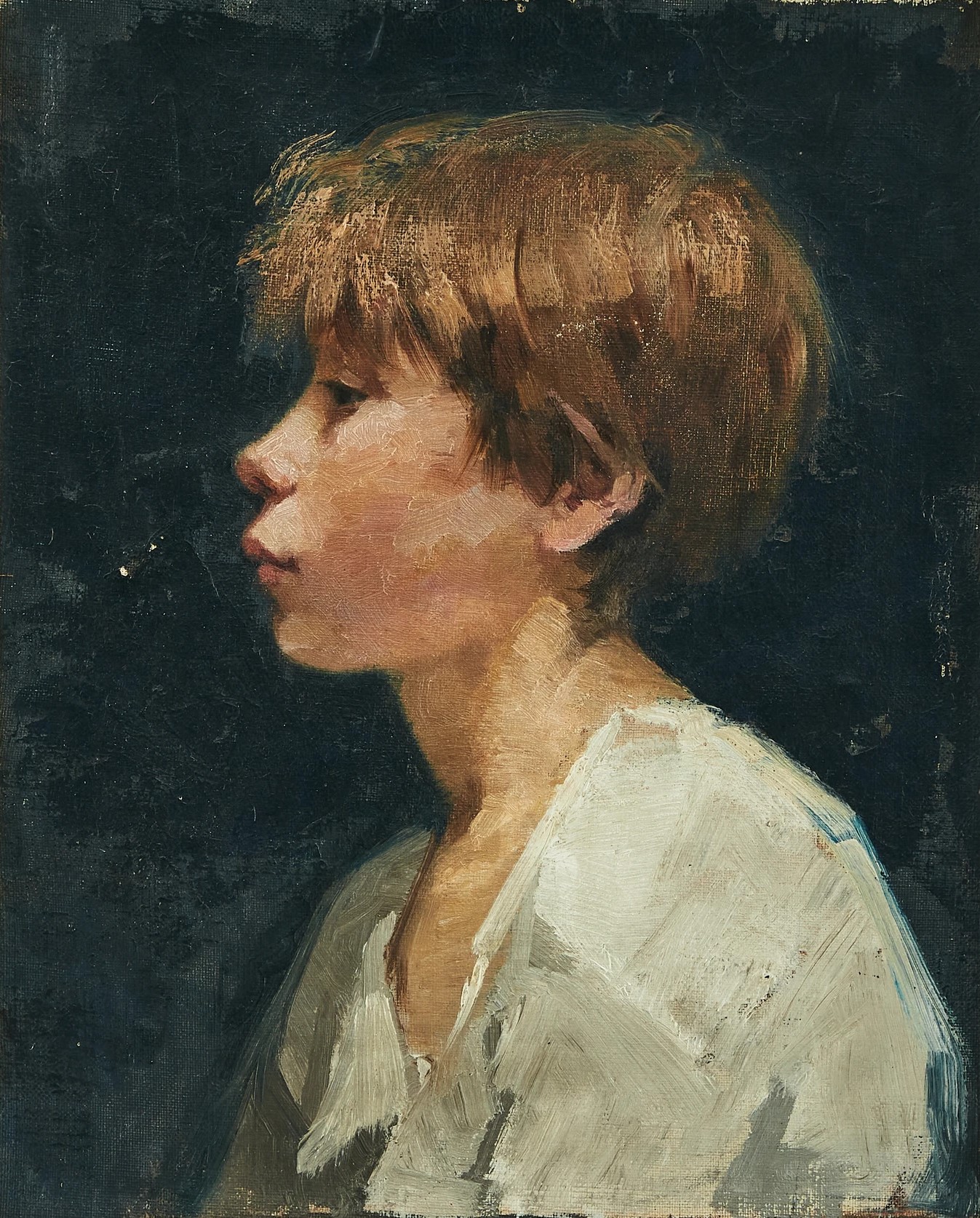 Portrait of a red-haired boy, Amanda Sidwall