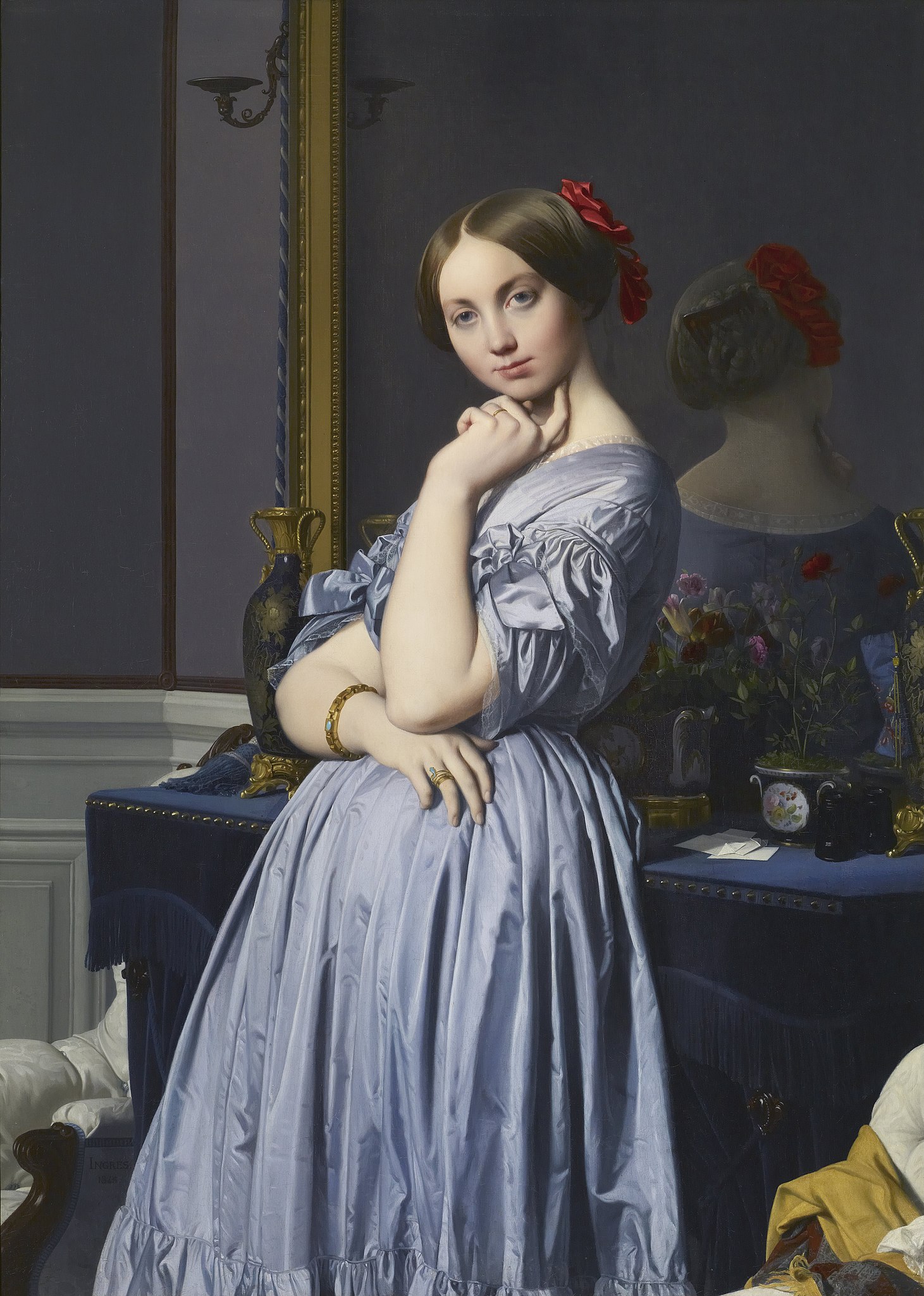 Portrait of Comtesse d'Haussonville by Jean-Auguste-Dominique Ingres