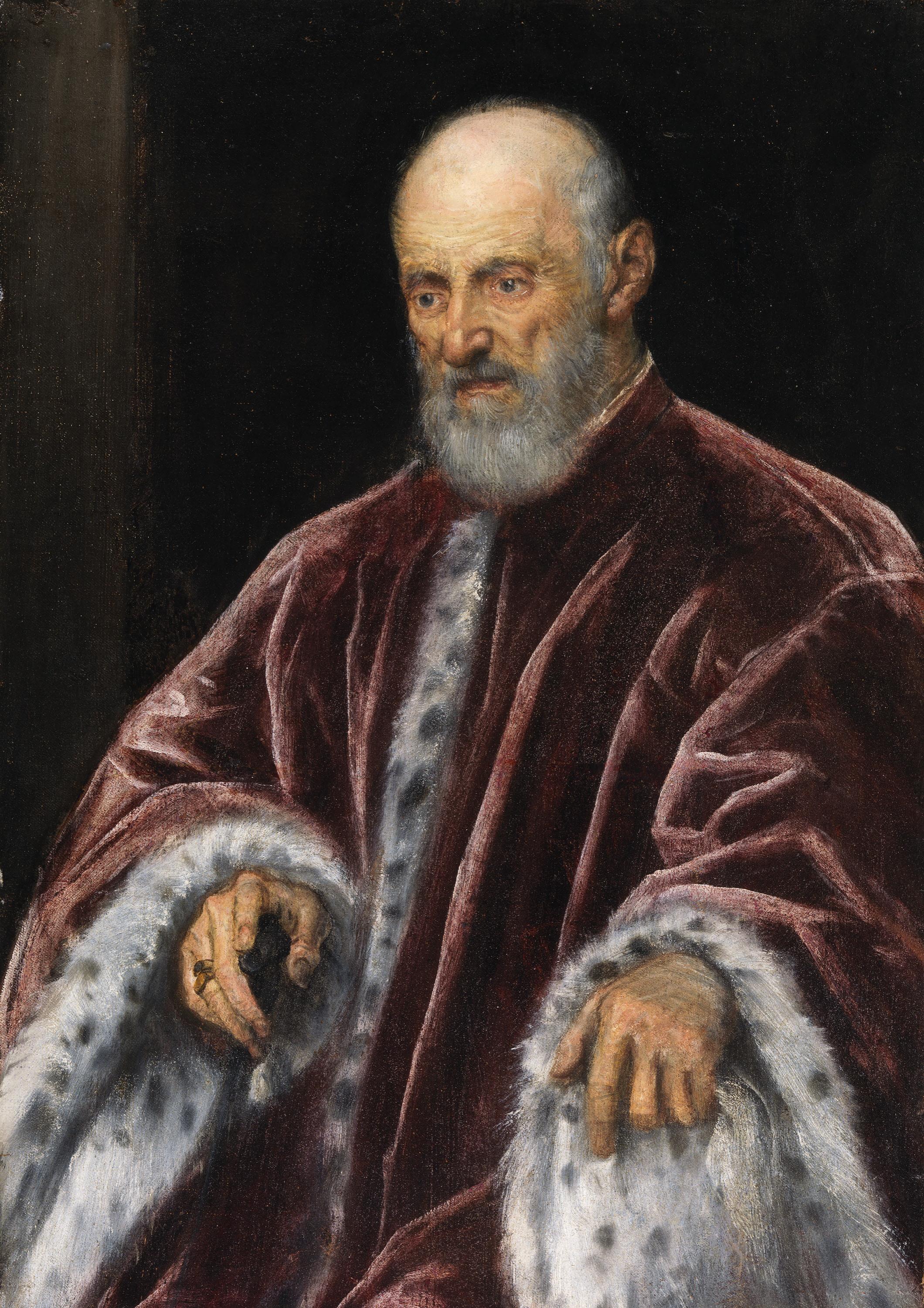 Portrait of a Venetian Senator by Tintoretto