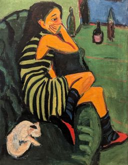 Artistin (Marcella) by Ernst Ludwig Kirchner