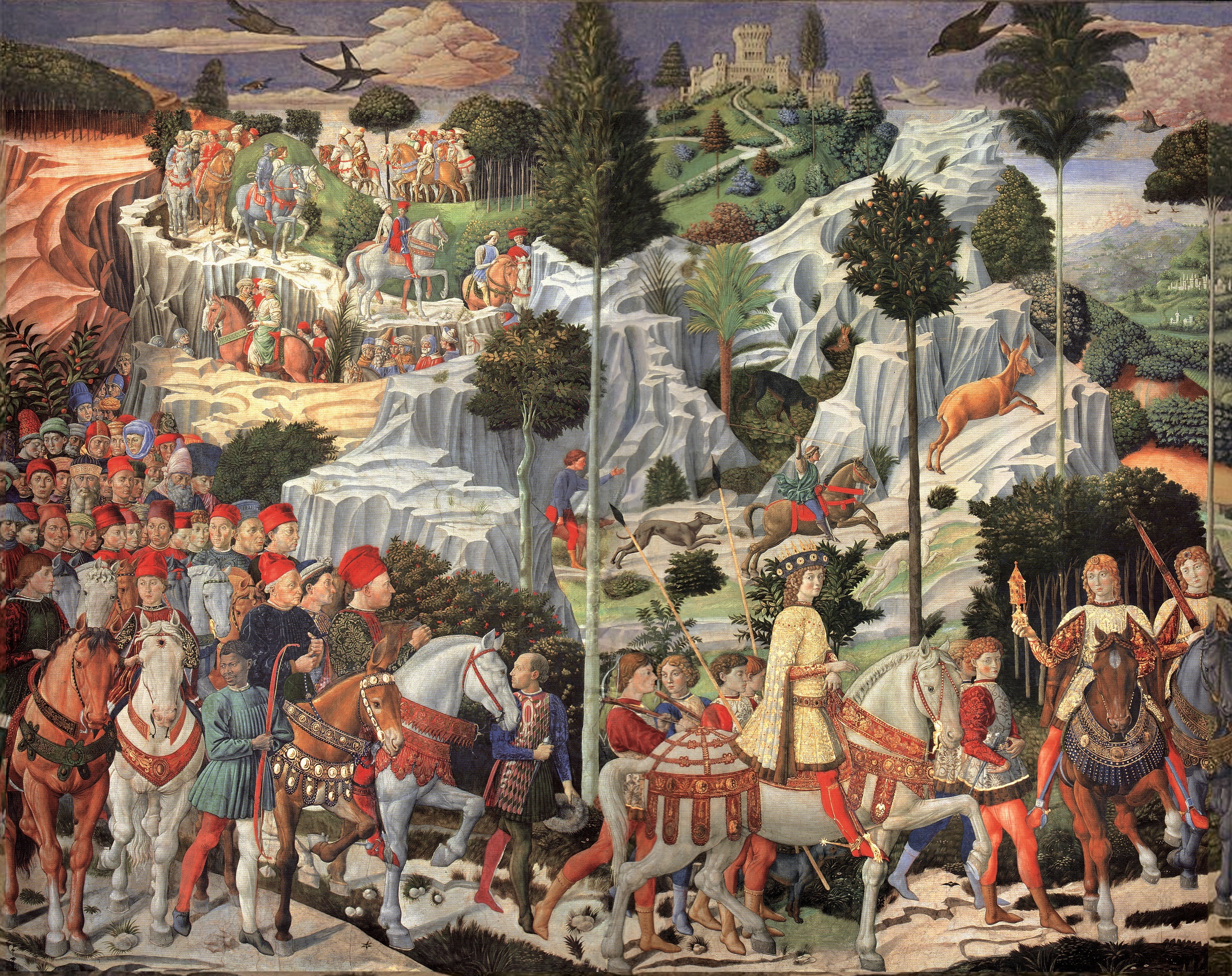 Procession of the Youngest King, Benozzo Gozzoli