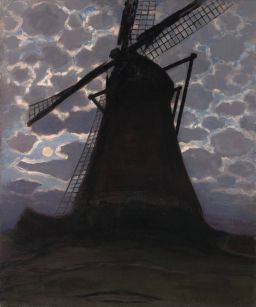 Windmill in the Evening by Piet Mondrian