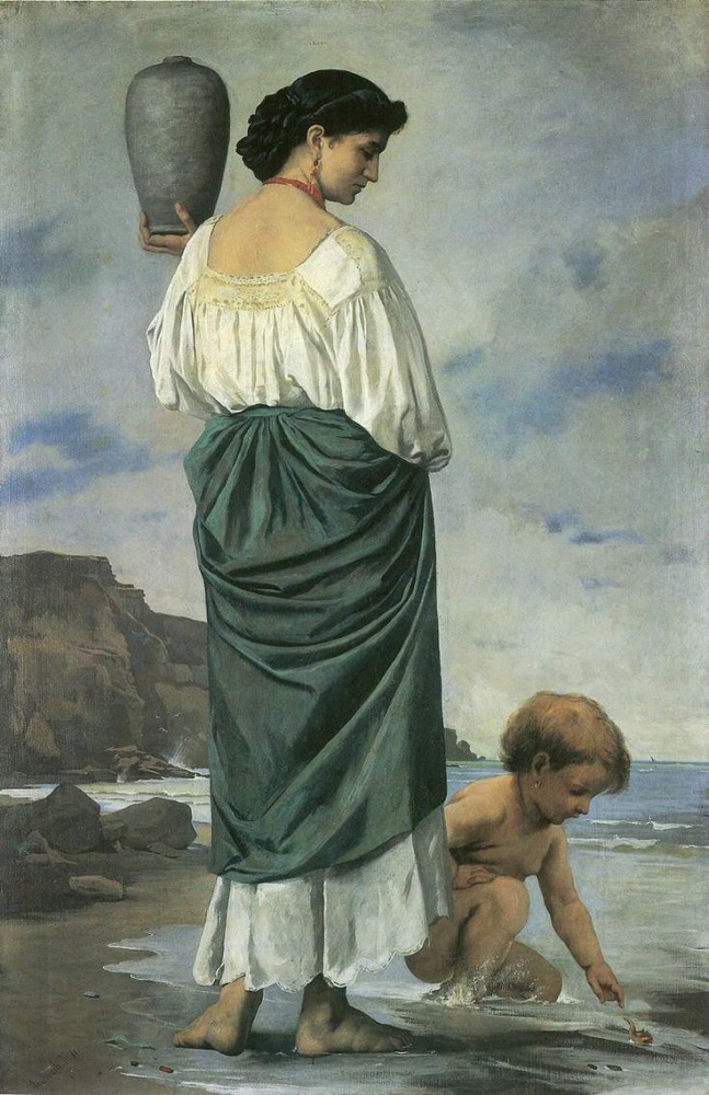 Am Strande by Anselm Feuerbach