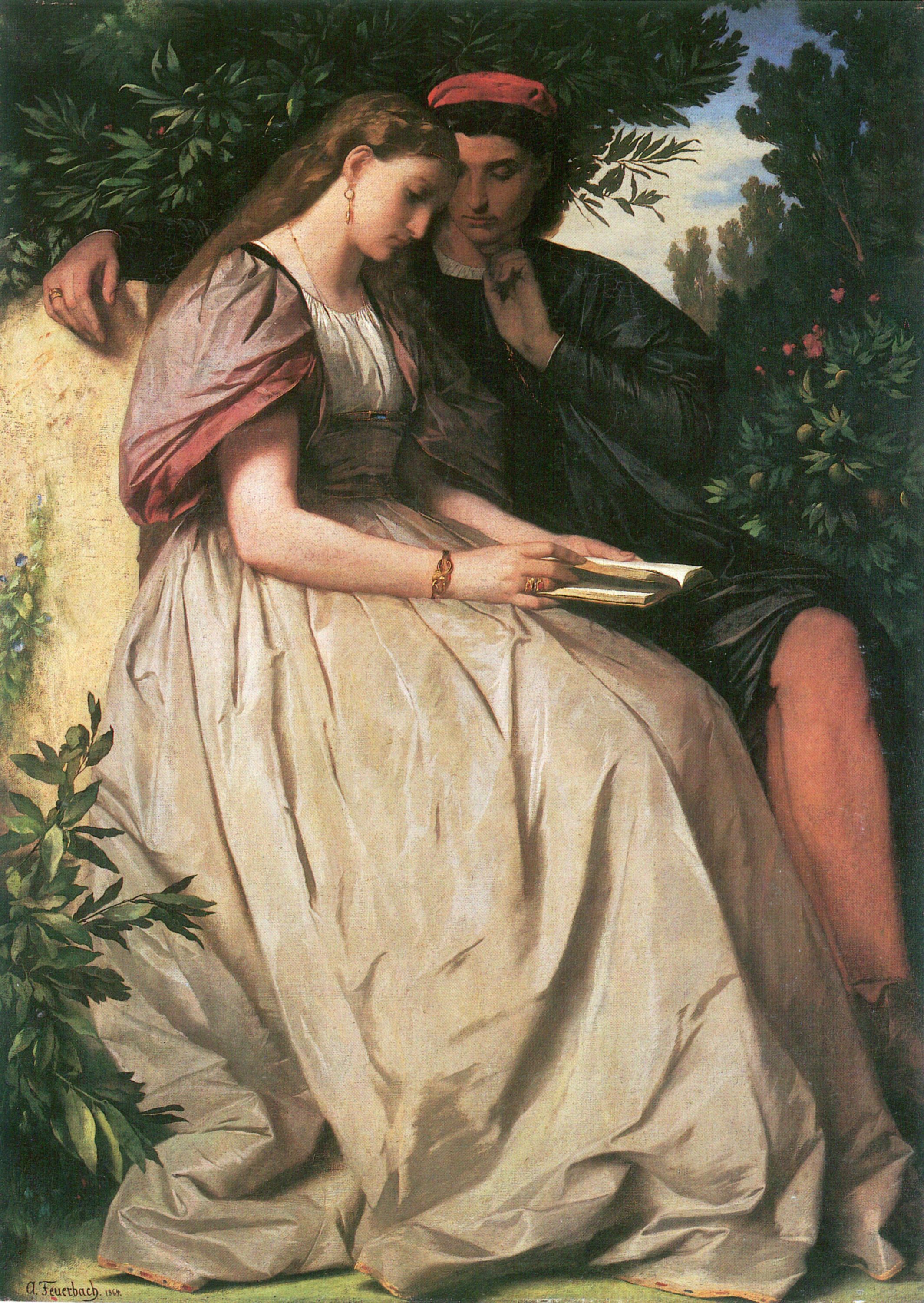 Paolo und Francesca by Anselm Feuerbach