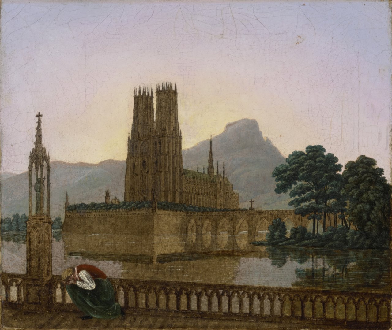 Gotischer Dom by Karl Friedrich Schinkel