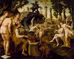 Concert of Apollo and the Muses on Mount Helicon by Maarten van Heemskerck