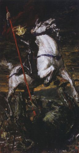 George the Victorious by Valentin Serov